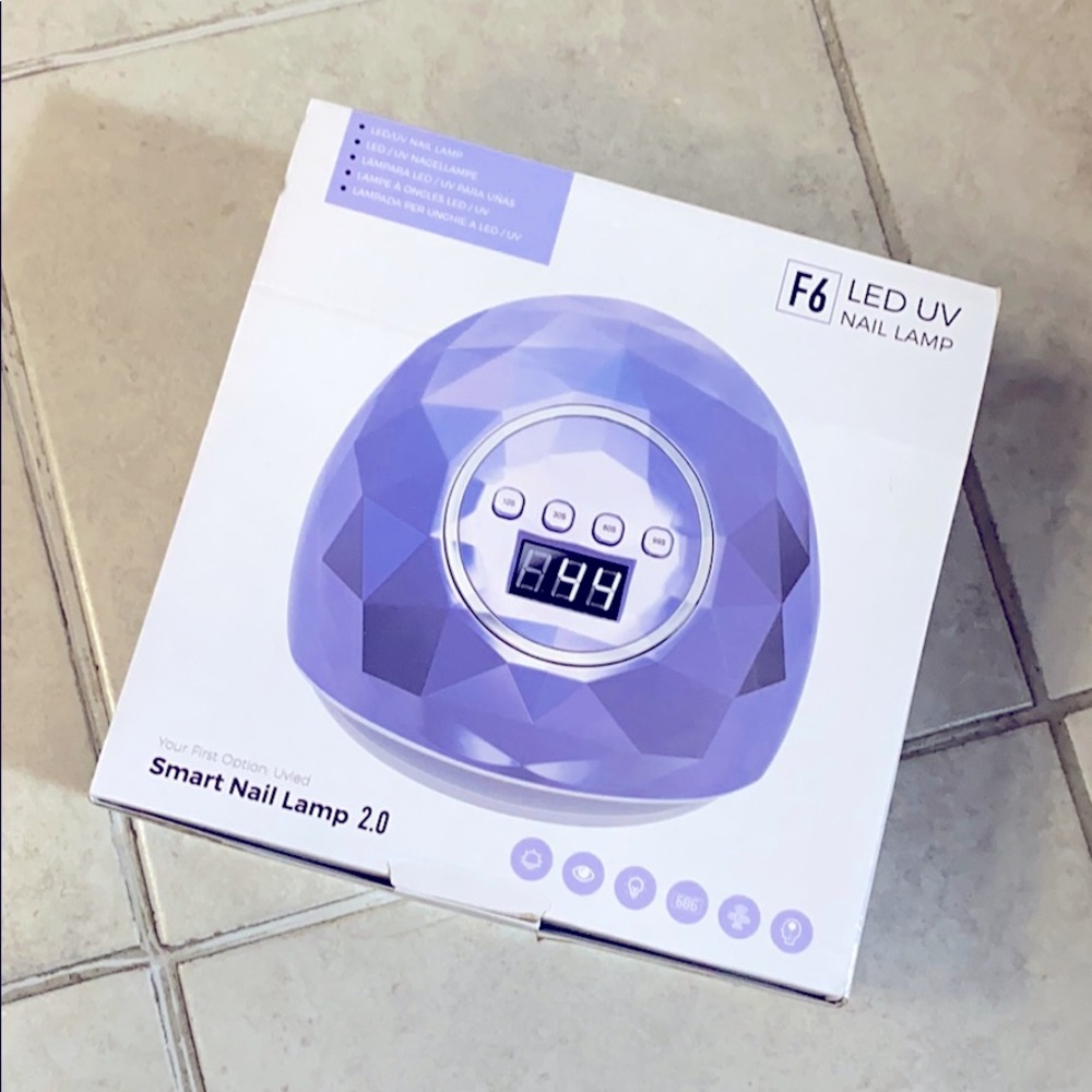 🆕 LED/UV Gel Polish Nail Lamp DIY Gel Mani